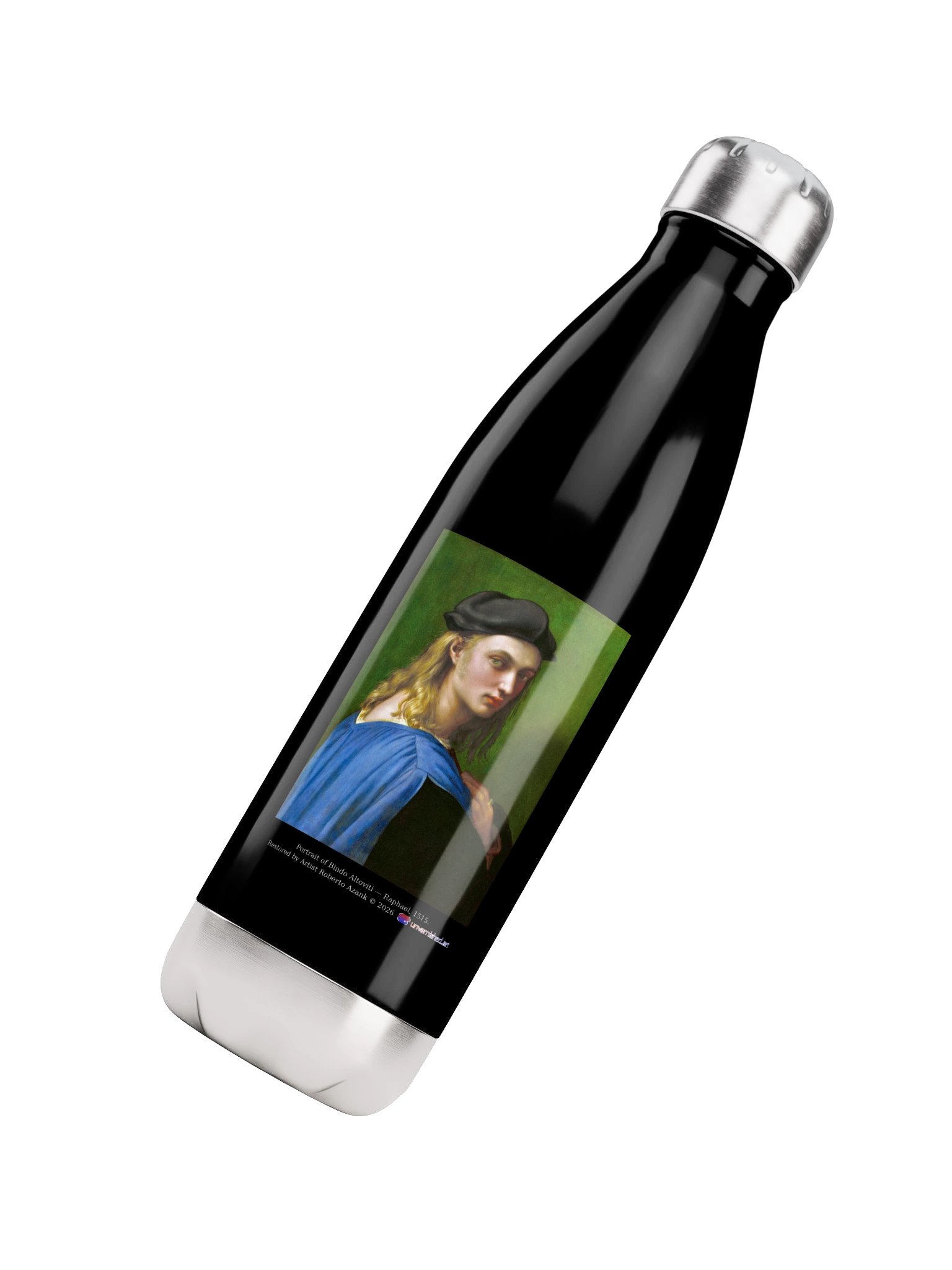 Portrait of Bindo Altoviti — Water Bottle product image (4)