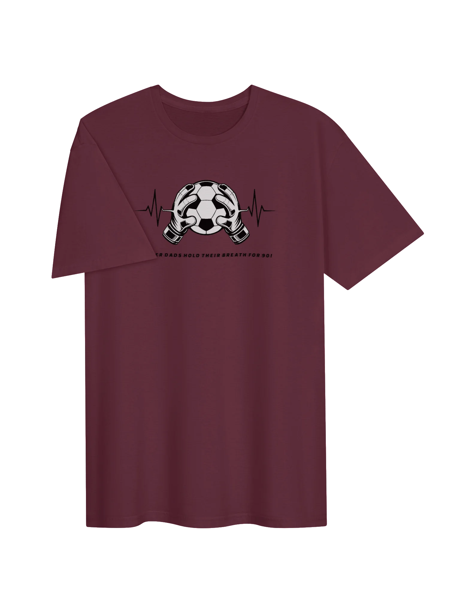 Goalkeeper Dad Heartbeat Tee product image (3)
