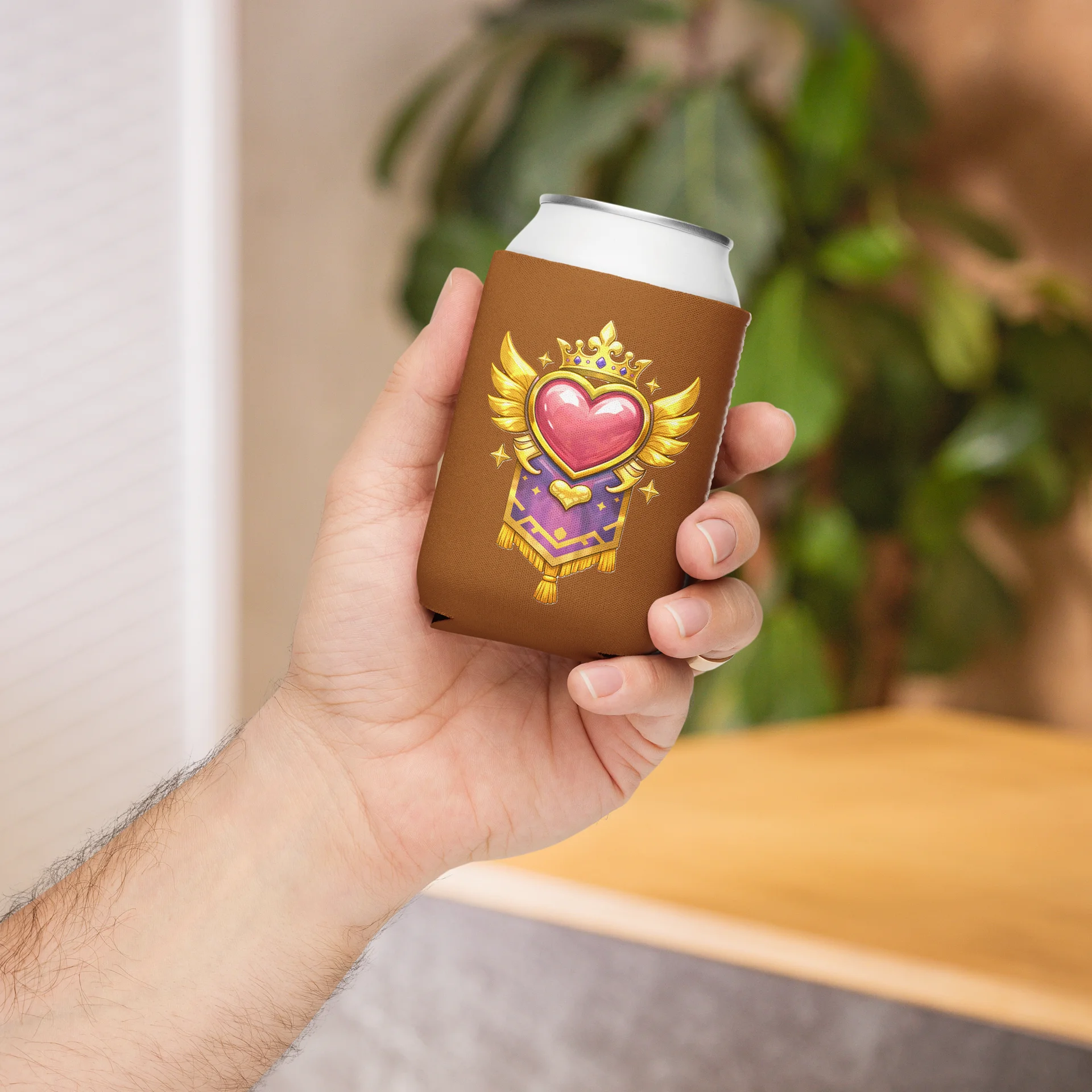 Kingdom Crest Stylized Can Cooler product image (4)