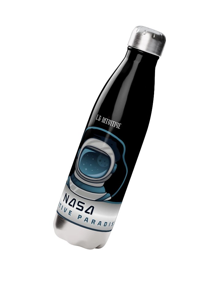 NASA Intuitive Paradise Astronaut Helmet Stainless Steel Water Bottle product image (2)