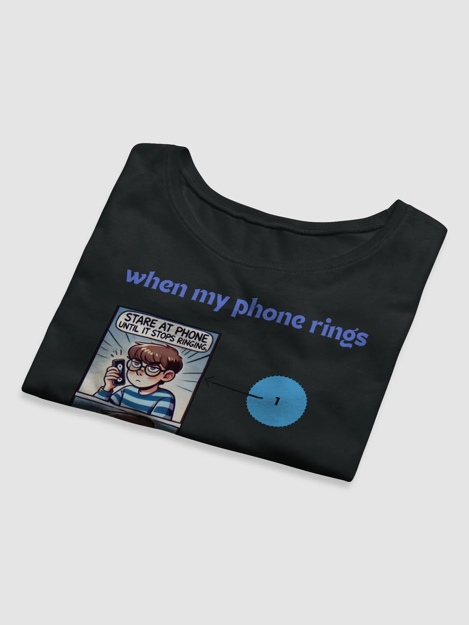 Phone Call Dilemma Crop Tee product image (6)