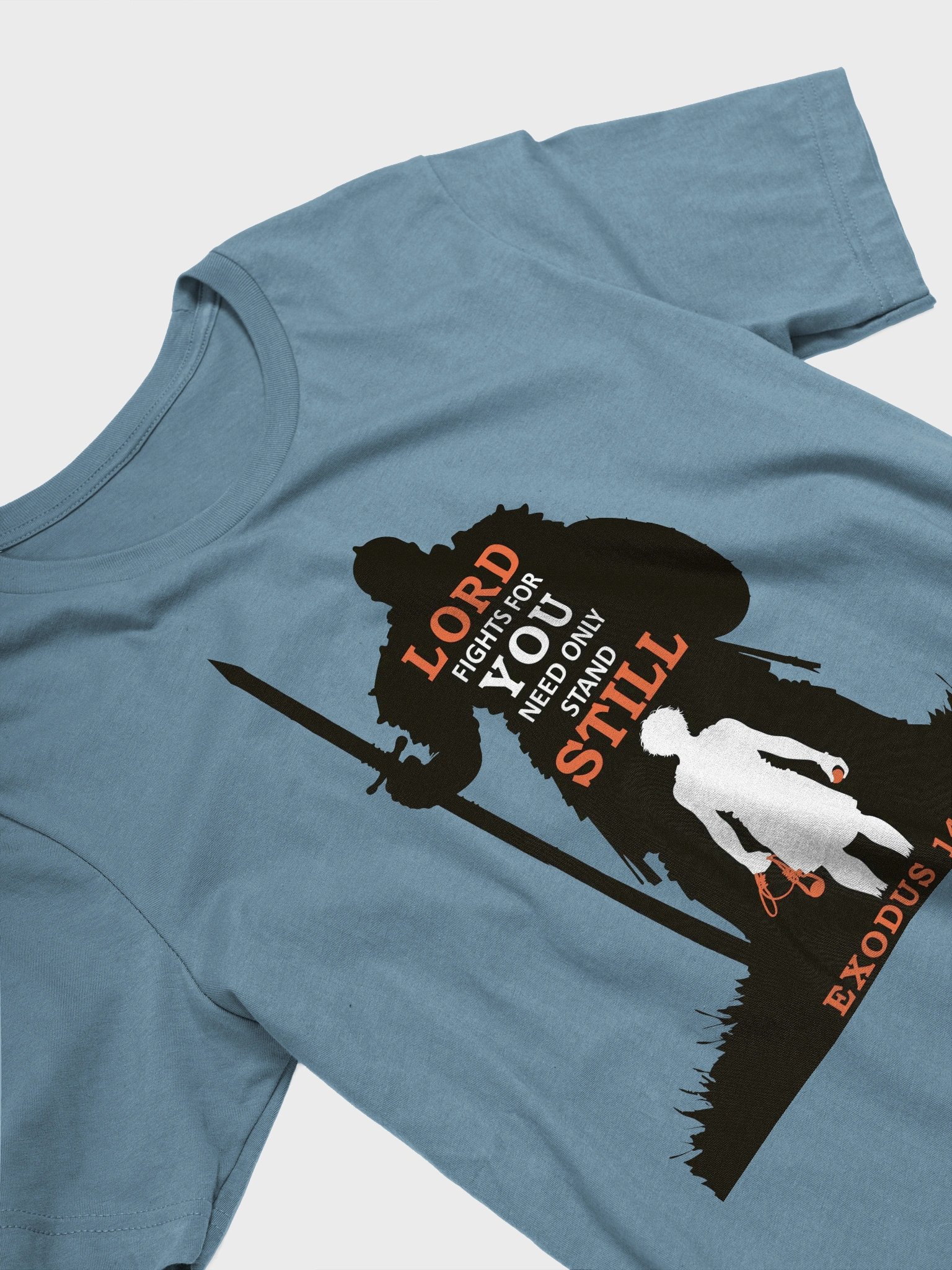 The Lord Fights - Bella+Canvas 3001 product image (3)