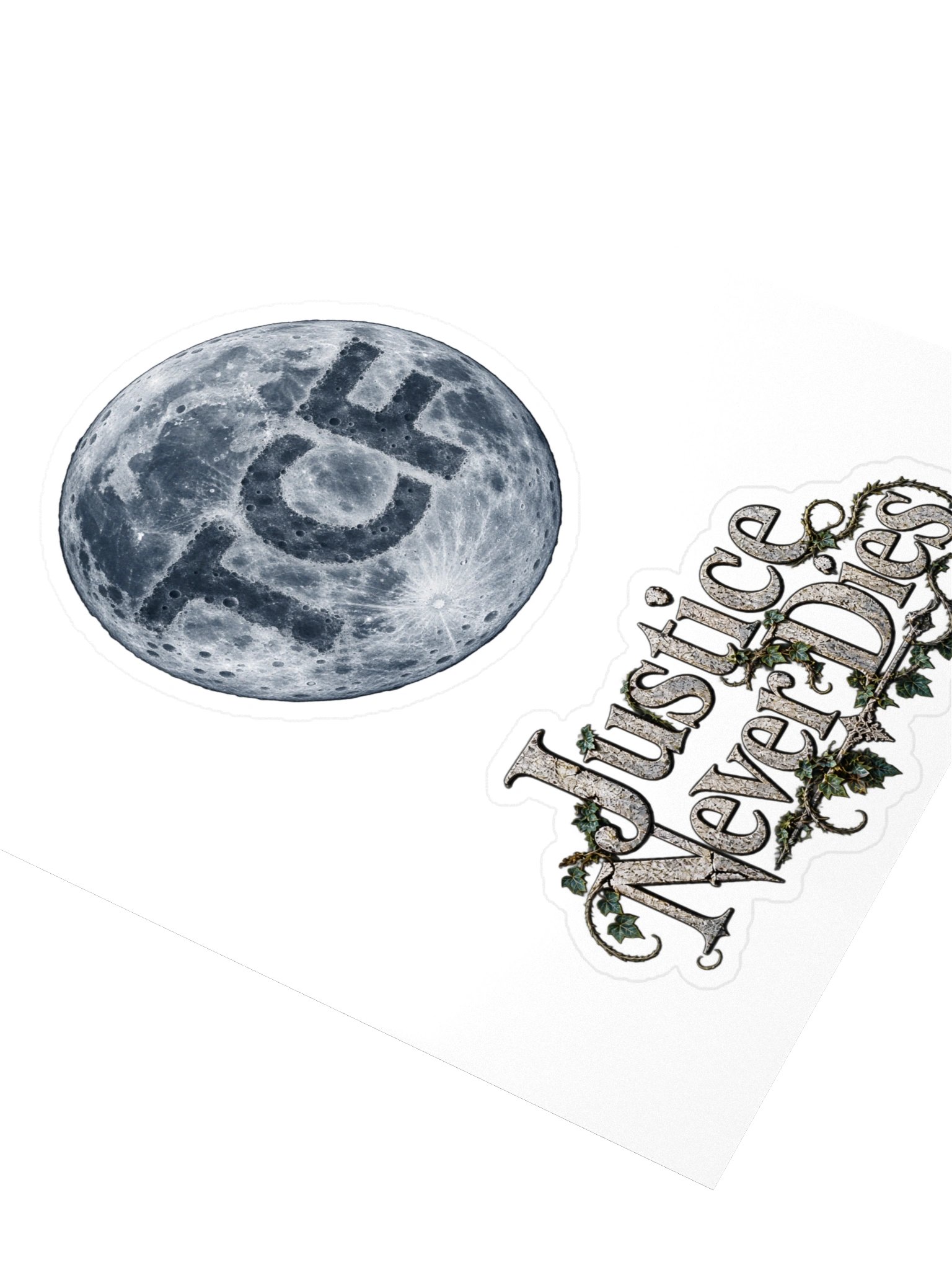 Justice Never Dies TCF Halloween Edition Kiss Cut Stickers product image (3)