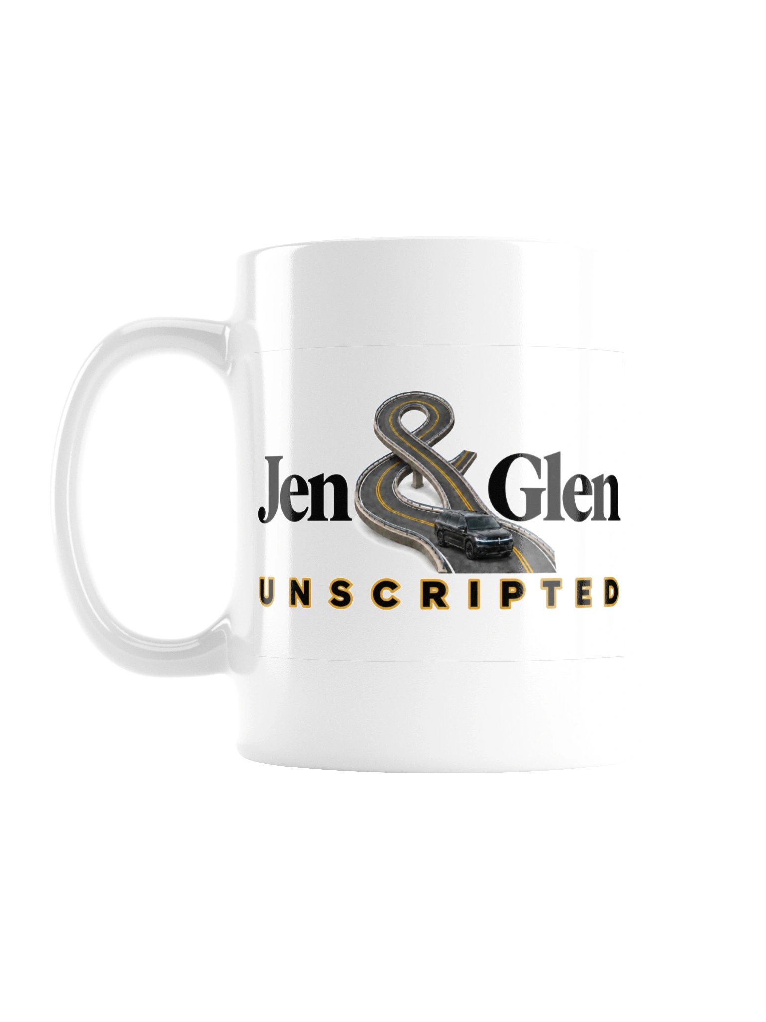 Jen & Glen Unscripted — Official Logo Mug product image (2)