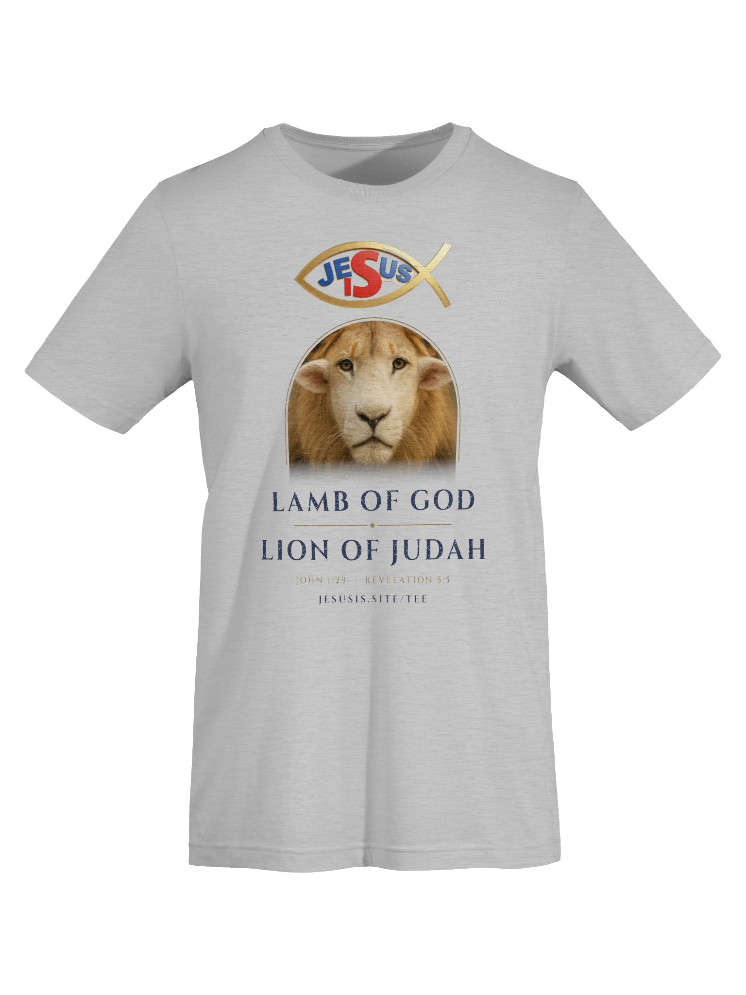 Lamb of God, Lion of Judah | Classic Tee (Light) product image (5)