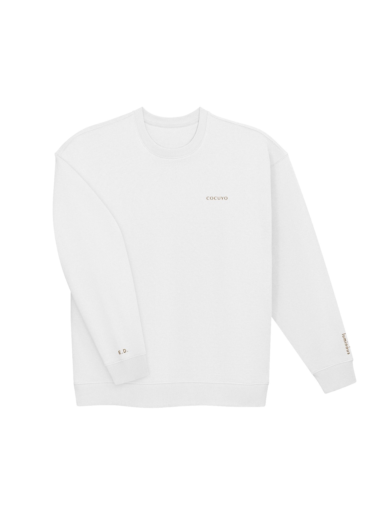 softly luminous — E.D. | Unisex Organic Oversized Sweatshirt product image (4)