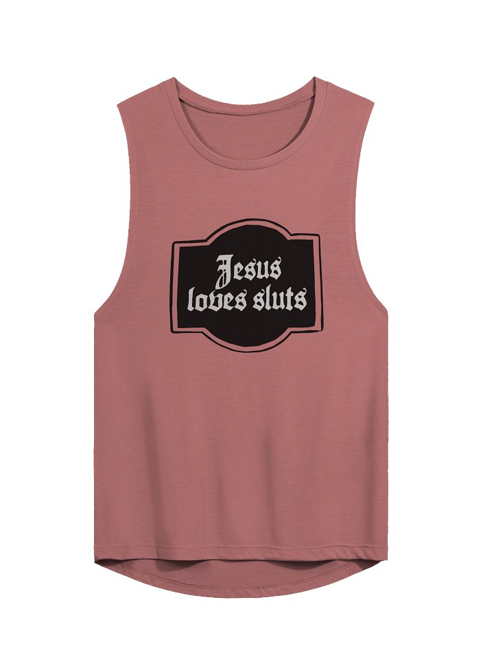 Jesus Loves Sluts Script Women's Tank product image (2)