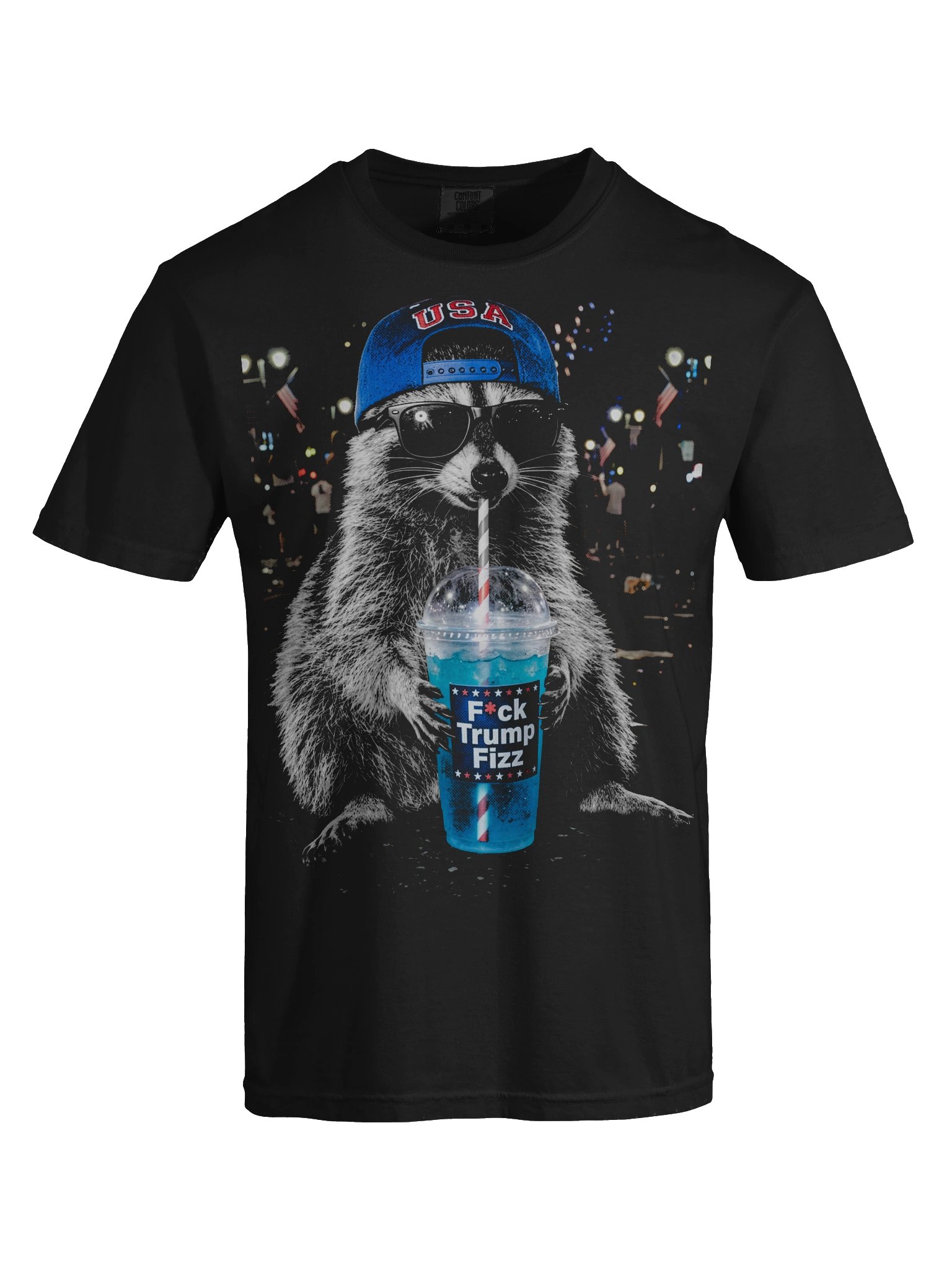 Funny Racoon Meme USA 250th Birthday, F*ck Trump product image (33)
