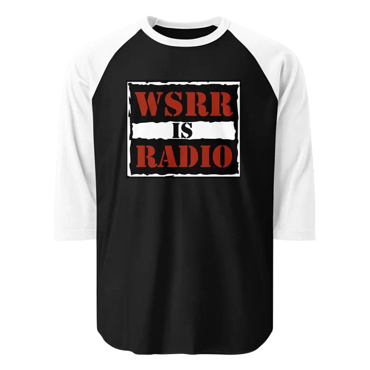 WSRR IS RADIO Baseball Tee product image (1)