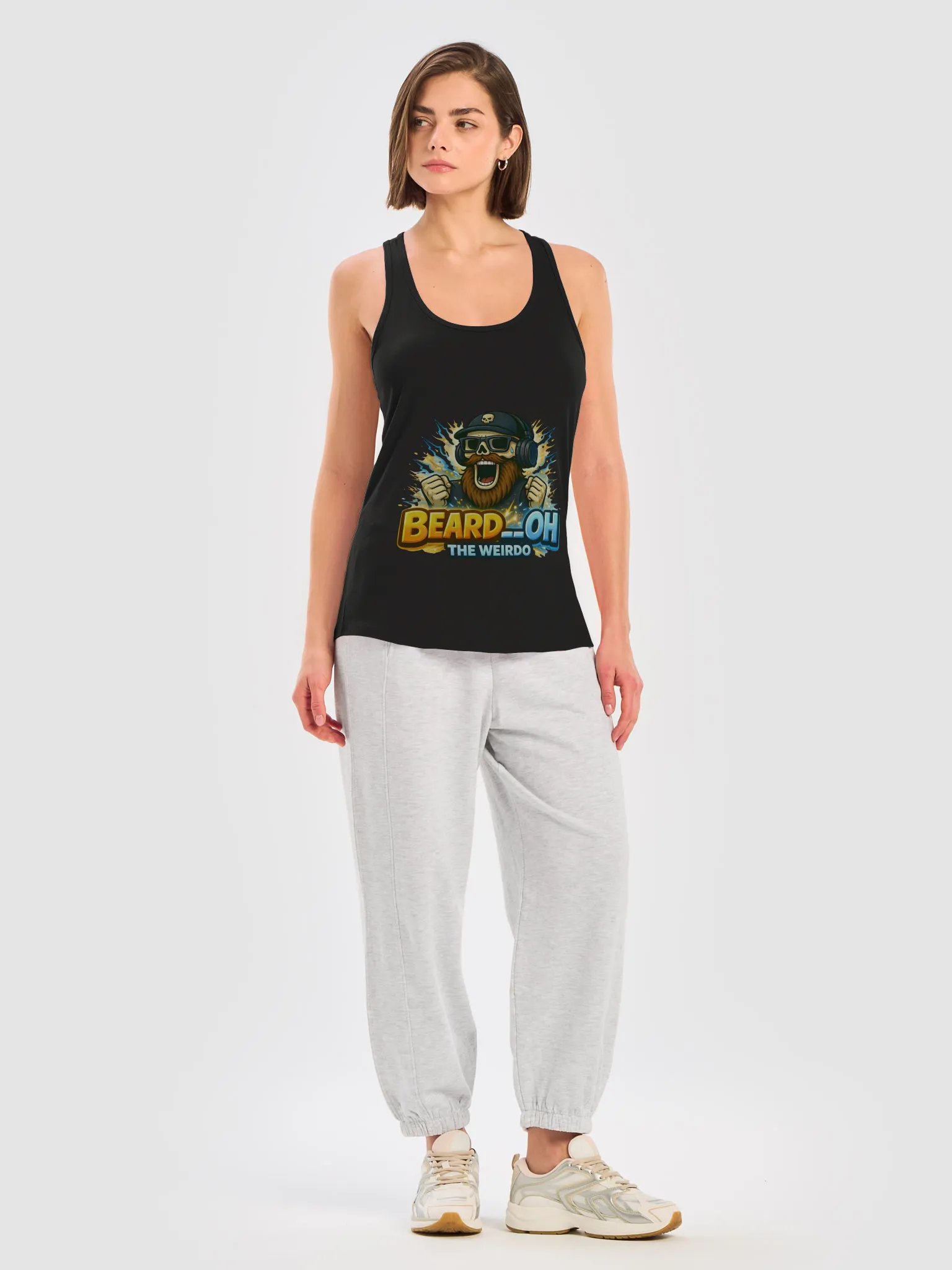 Beard__Oh Racerback Tank Top product image (3)