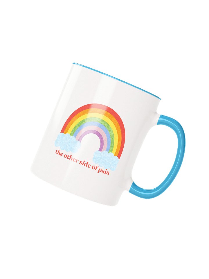 ''The other side of pain'' rainbow mug product image (3)
