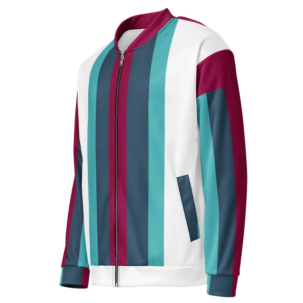 Customizable Stripes All-Over Bomber Jacket product image (5)
