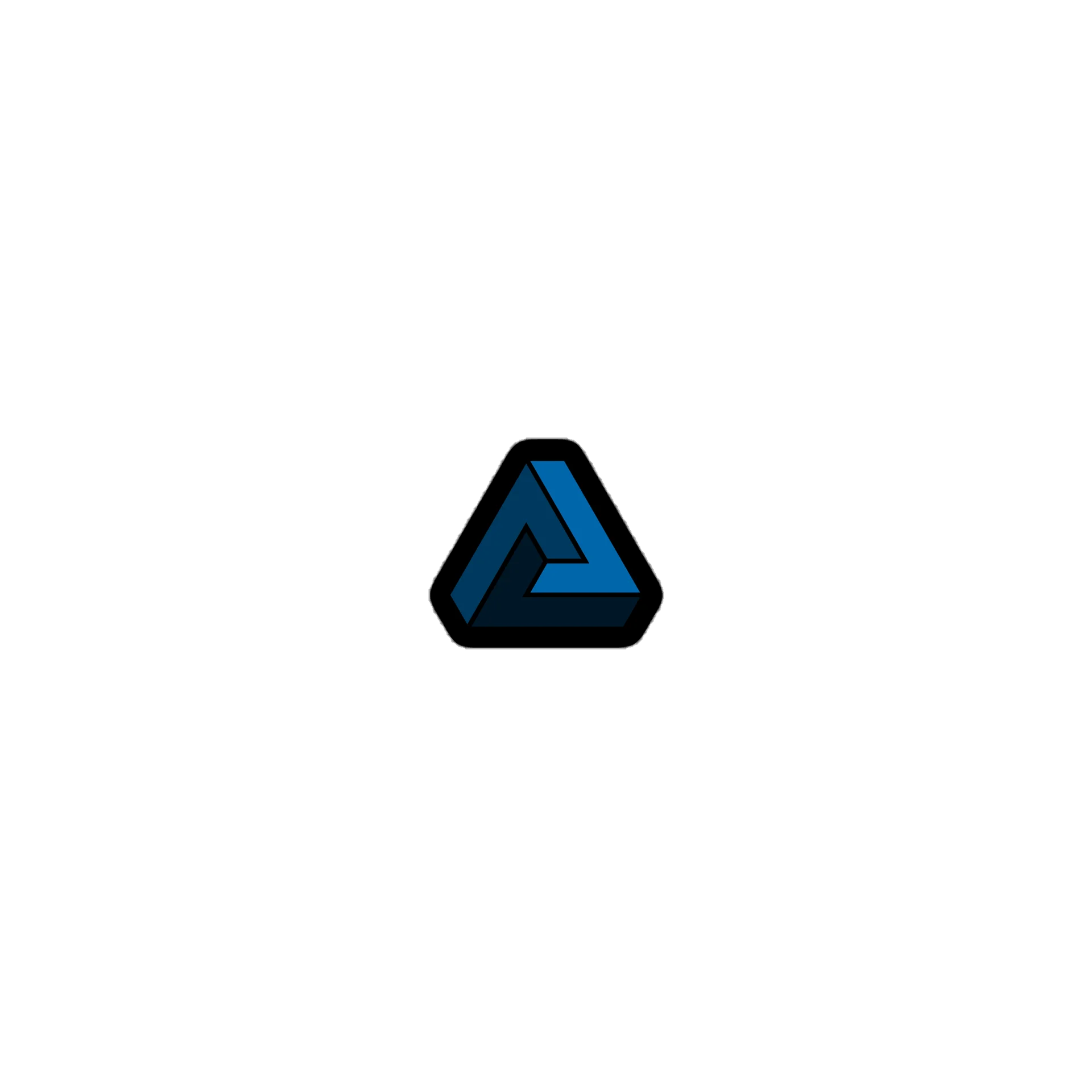 Blue Logo Die-Cut Sticker product image (1)
