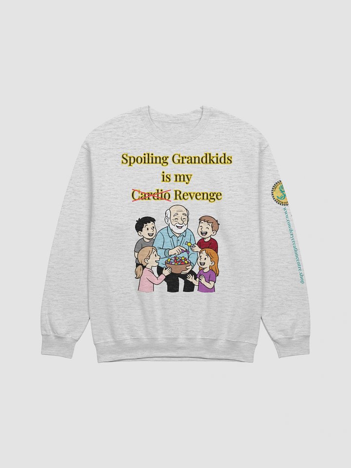 Spoiling Grandkids is my Cardio (Male) Gildan Classic Crewneck Sweatshirt Light Colors product image (5)