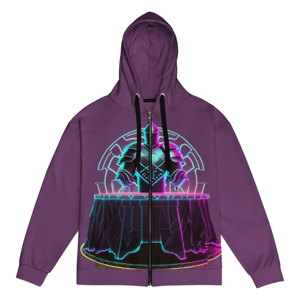All-Over Print Recycled Unisex Zip Hoodie product image (1)