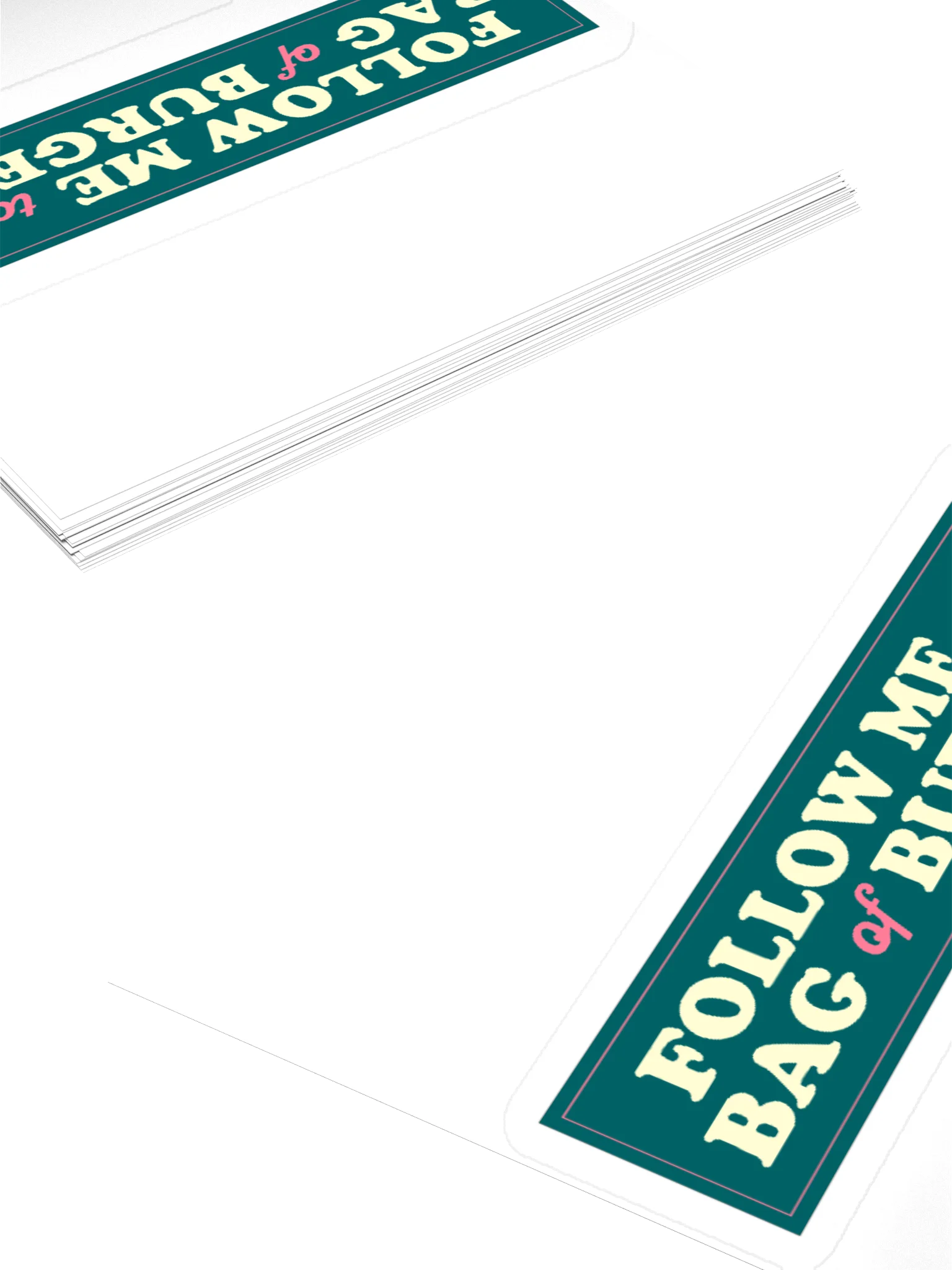 Follow Me to a Bag of Burgers Sticker product image (16)
