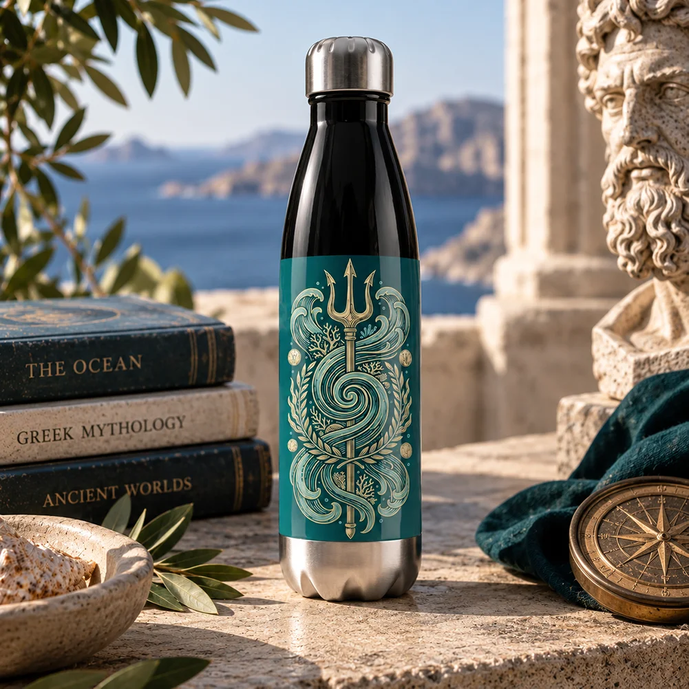 Poseidon Trident Water Bottle