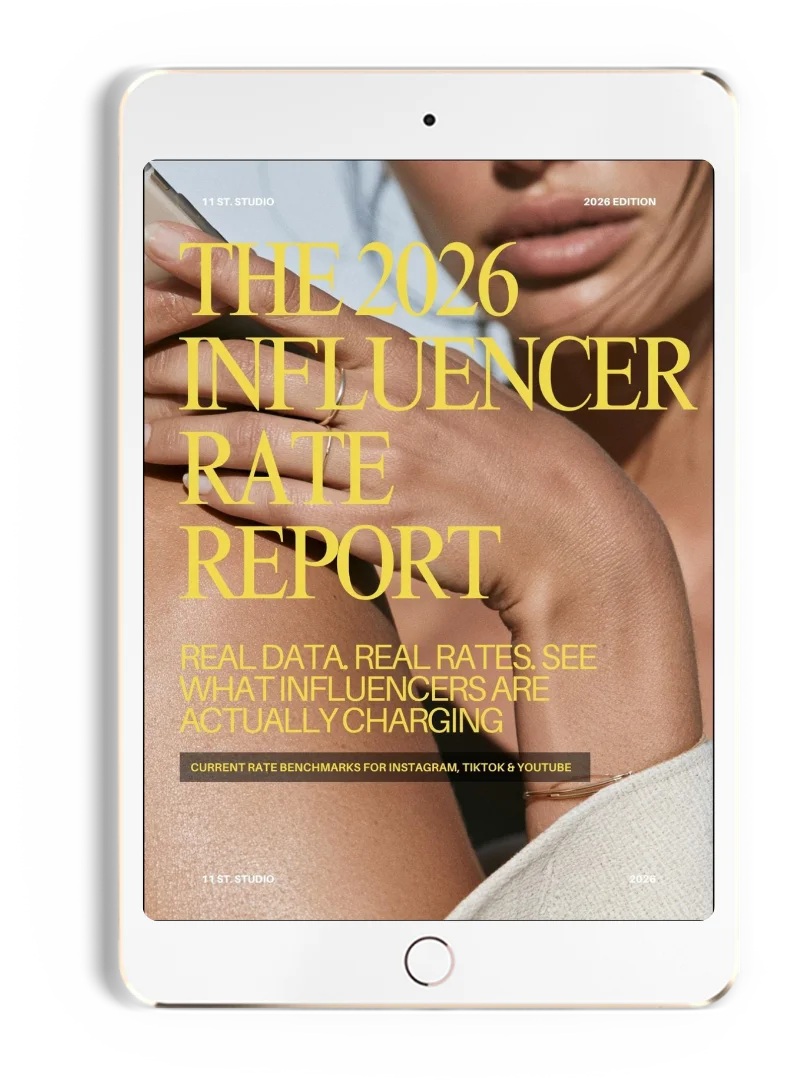 Influencer Rate Report — 2026 Edition product image (1)