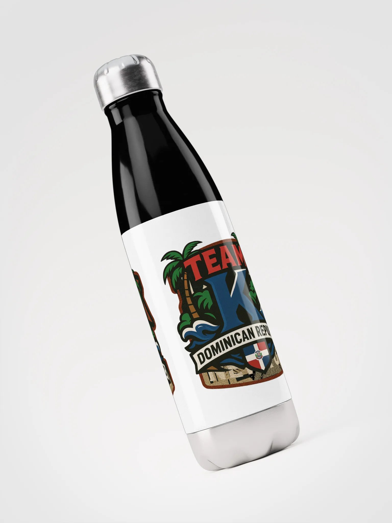 TEAM K Dominican Republic Stainless Steel Water Bottle product image (3)
