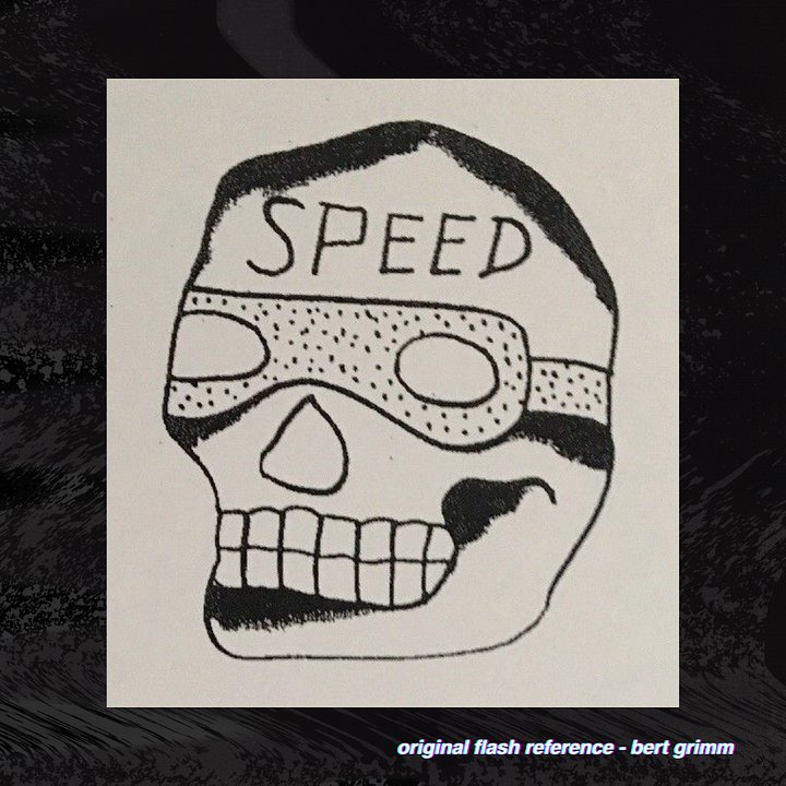 Bert Grimm Traditional Speed Skull Pattern product image (2)