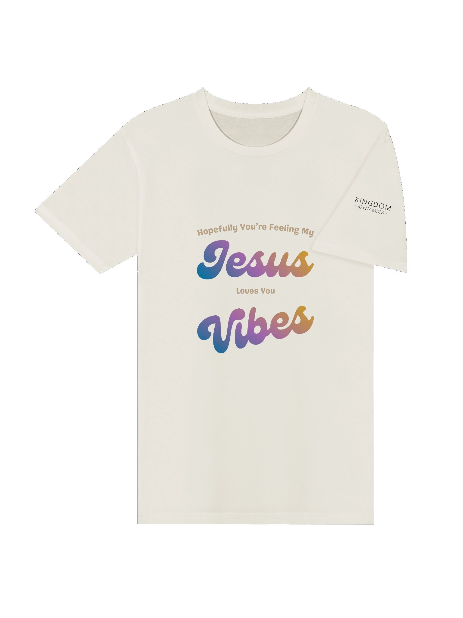 Jesus Vibes Signature Tee – Light product image (4)