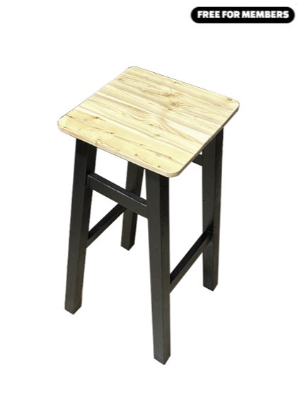 Stool or Plant Stand From Single 2x4 product image (1)