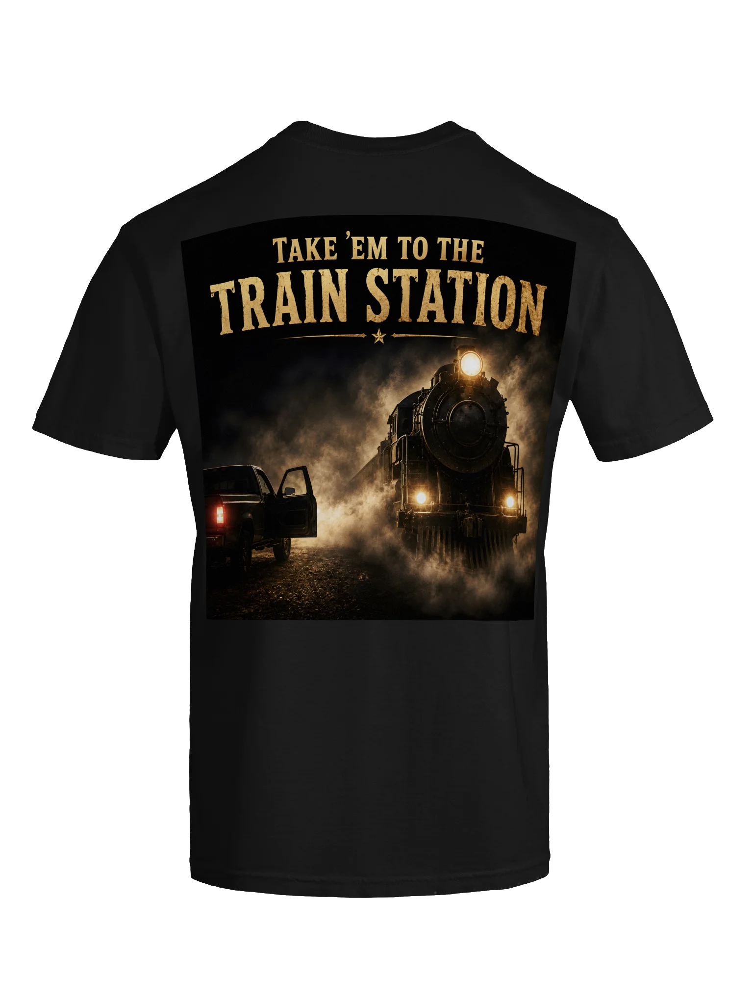 Take 'Em To The Train Station Premium Graphic Tee product image (7)