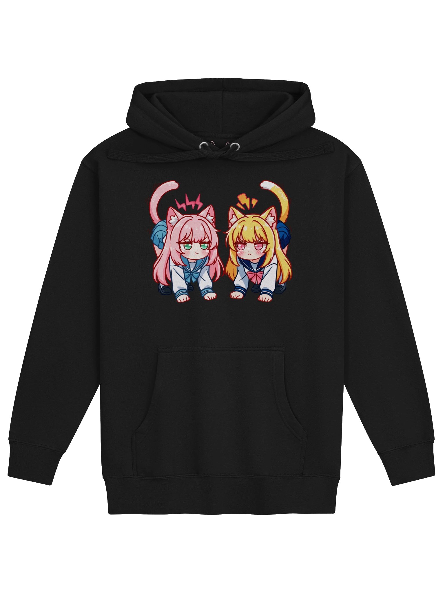 Fighting catgirls ☆ Hoodie product image (2)