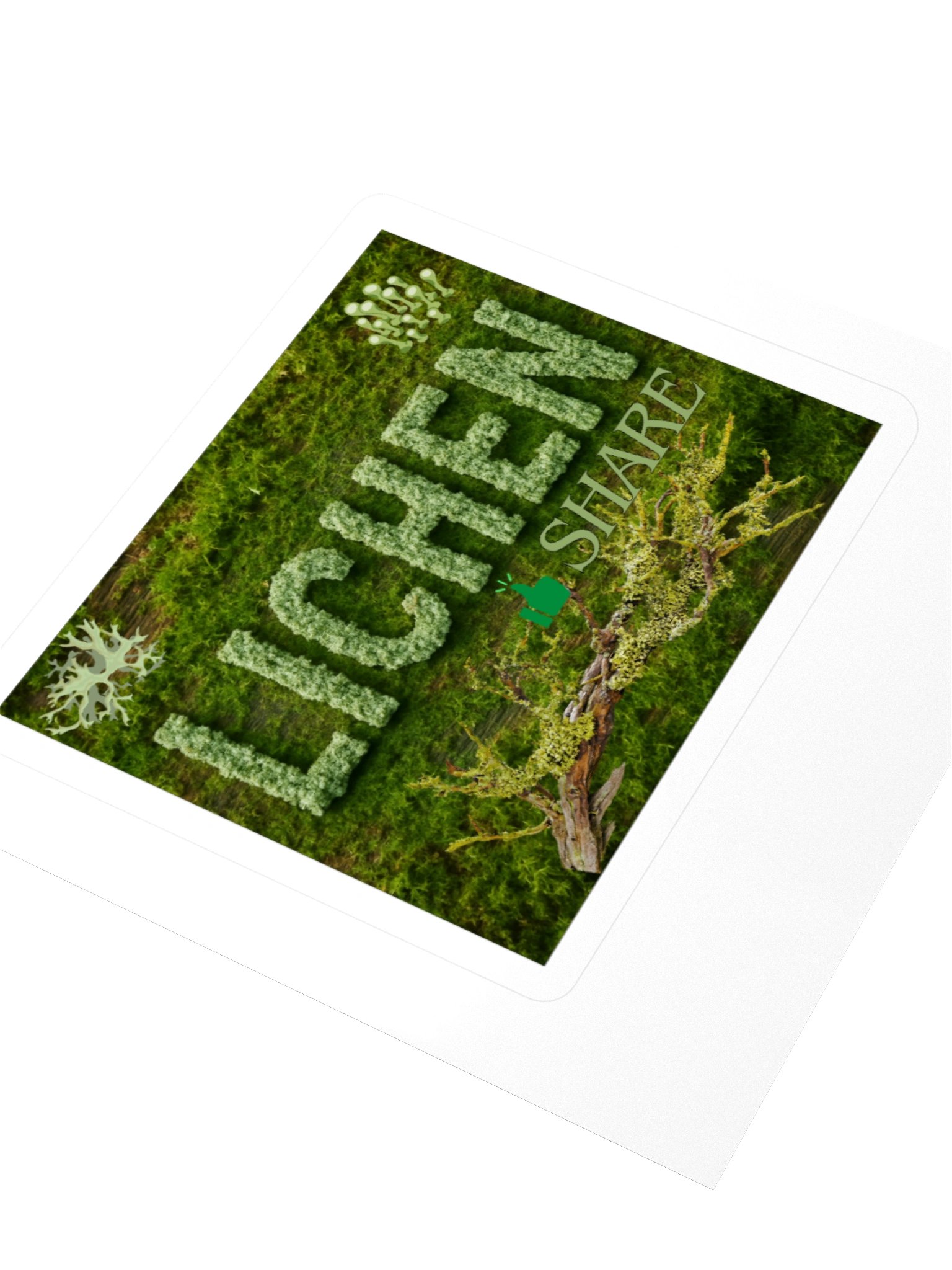 Lichen Share (Like & Share) Kiss Cut Sticker product image (3)