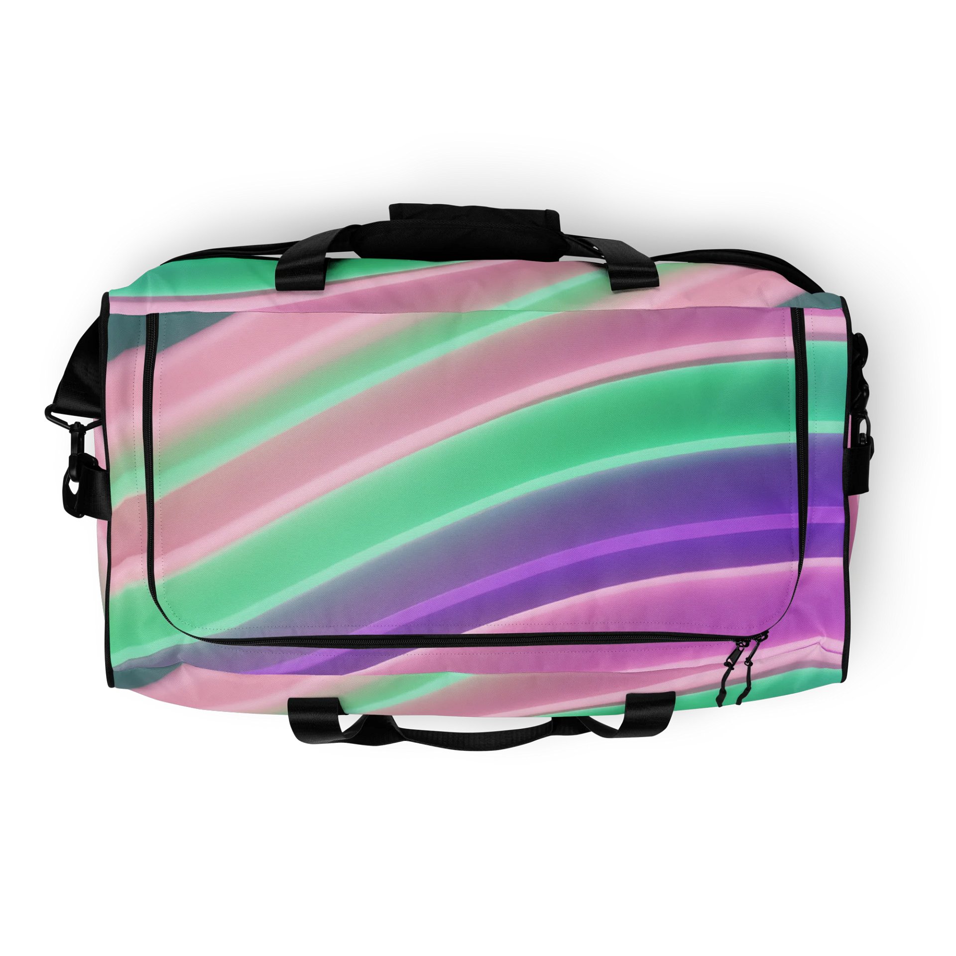 Neon Wave Dream All-Over Duffle Bag product image (8)