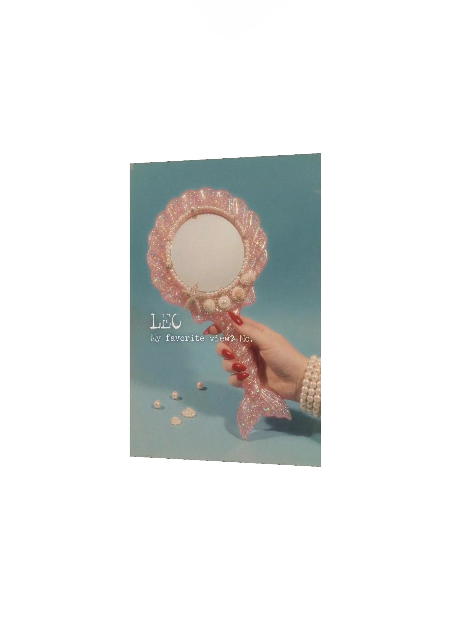 Leo Mermaid Zodiac Print product image (2)