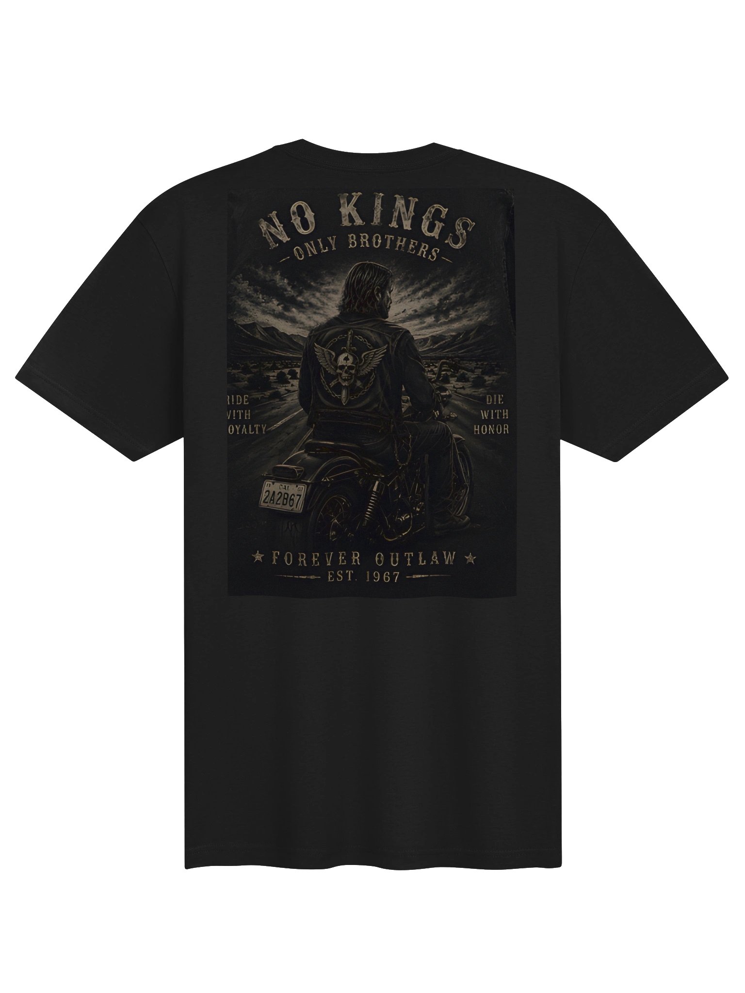 Gold Spade Hooded Skull Tee product image (2)
