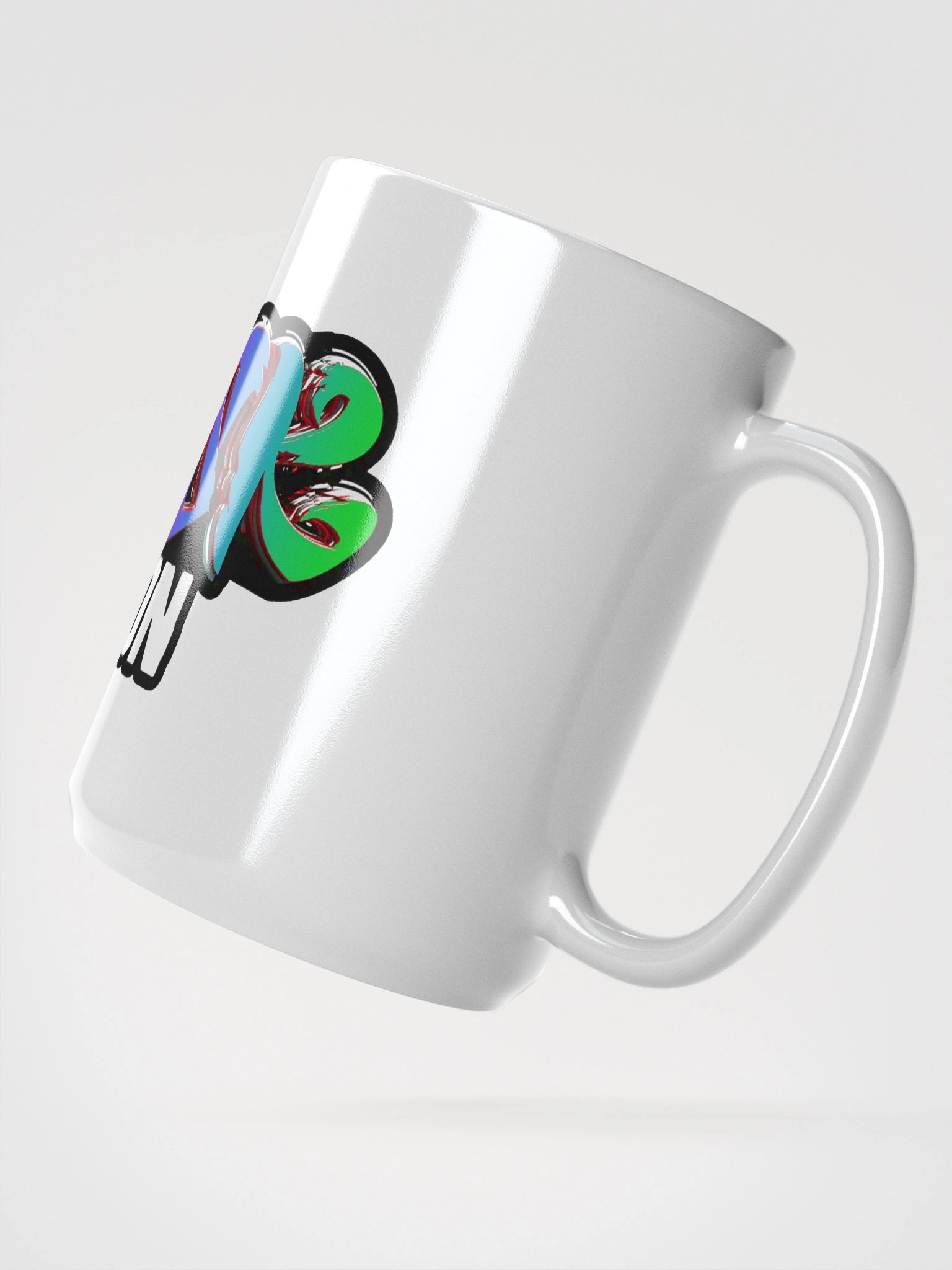 The Brisk Selection Rainbow Mug White product image (5)