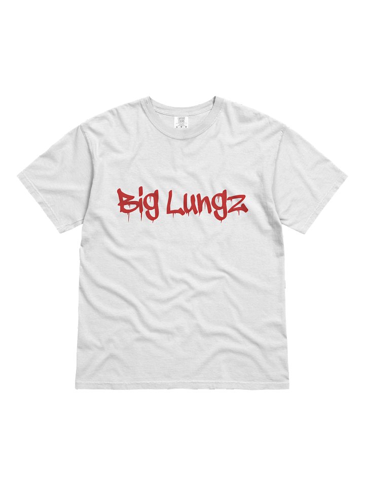 Big Lungz T shirt White/Red product image (1)