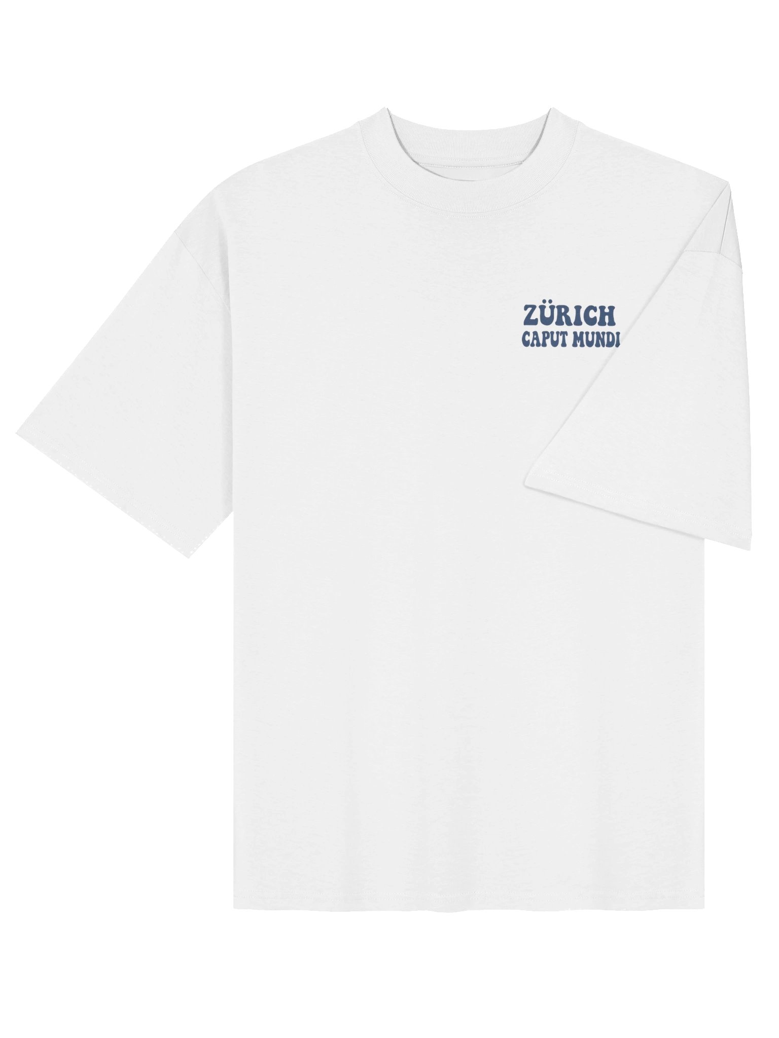 T-Shirt Oversized Zurich Caput Mundi Blue/White product image (6)