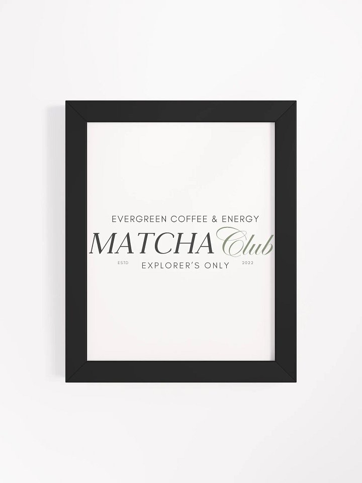 Matcha Club Poster | Sip Society product image (2)