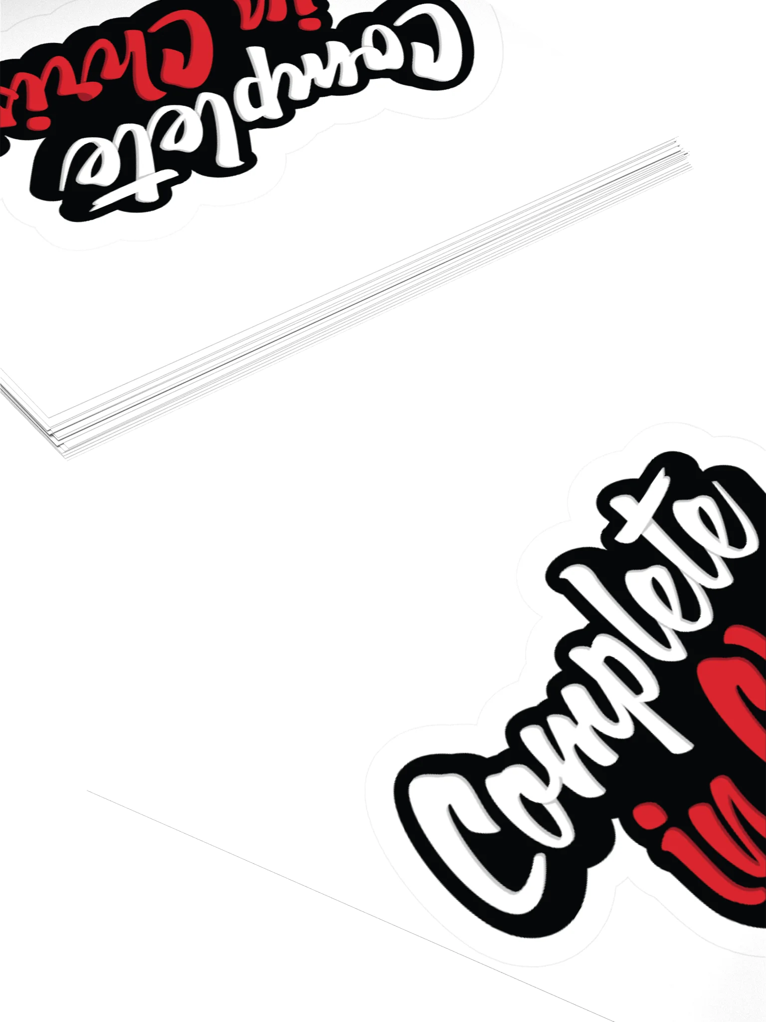 Complete in Christ (Red) - Sticker product image (5)