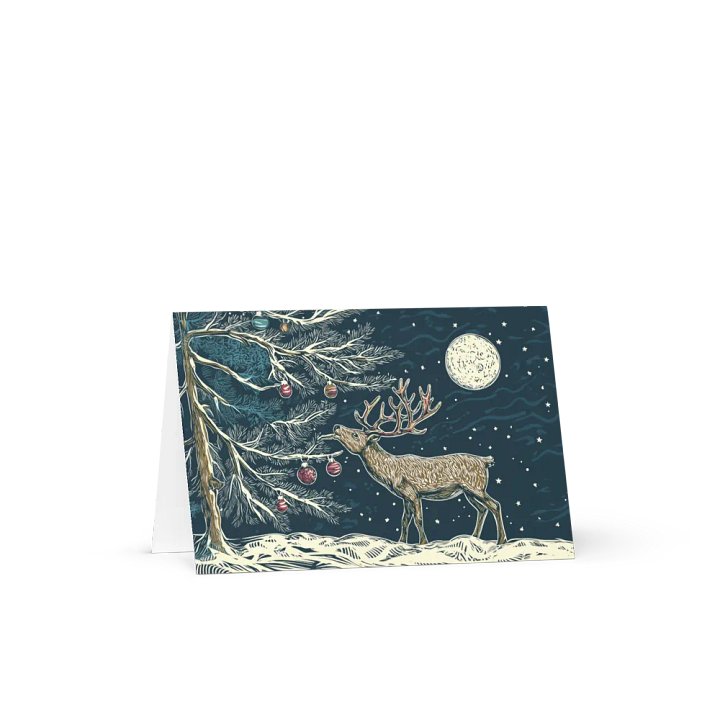 Starry Reindeer Greeting Card product image (2)
