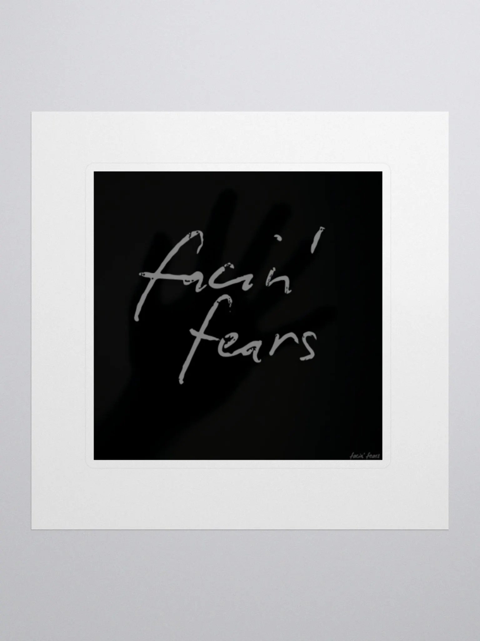 Facin' Fears Sticker product image (1)