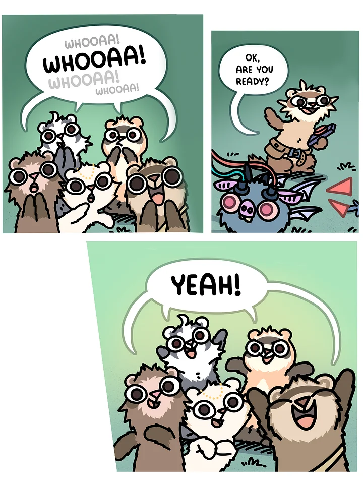 Meems and Feefs 2 : The Council of Ferrets - Hardcover Signed Book product image (2)