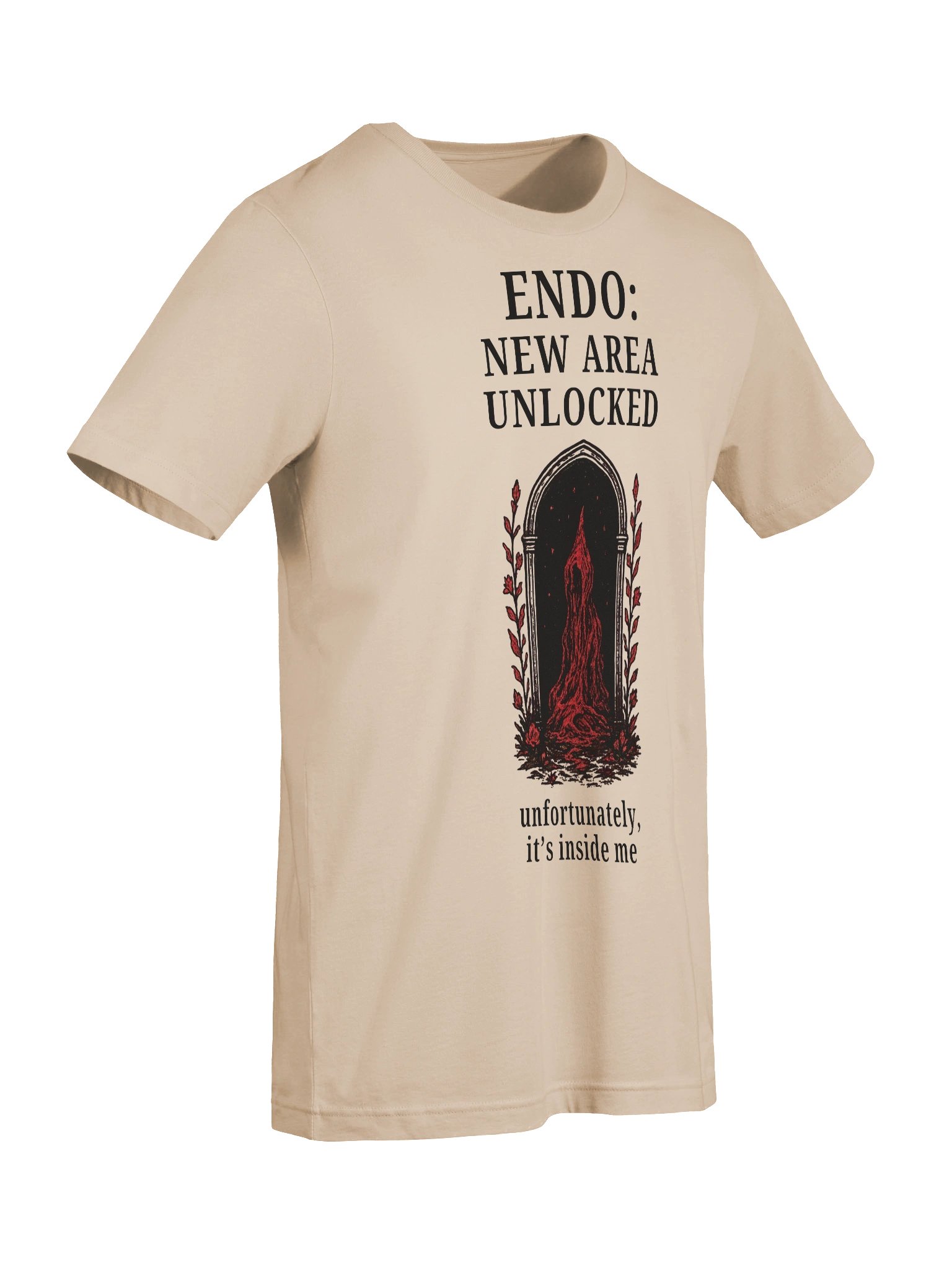 Endometriosis New Area Unlocked Shirt | Endo Awareness & Pelvic Pain Tee product image (7)