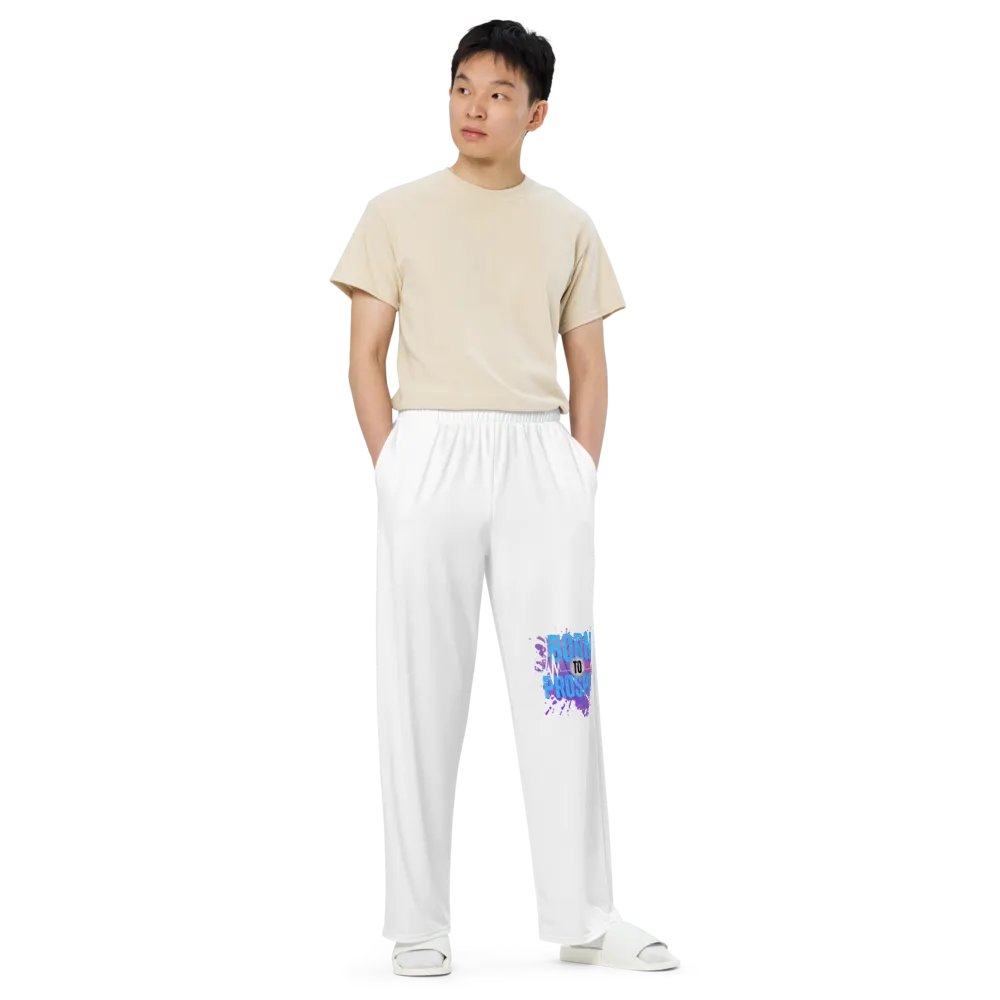 Born to Prosper Rhythm Splatter Wide-Leg Pants product image (4)