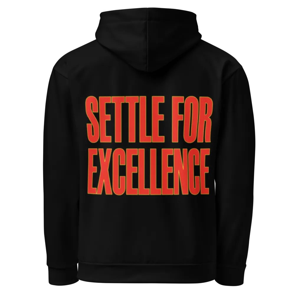 Manchester United - Settle For Excellence - BLACK - Unisex Hoodie product image (3)