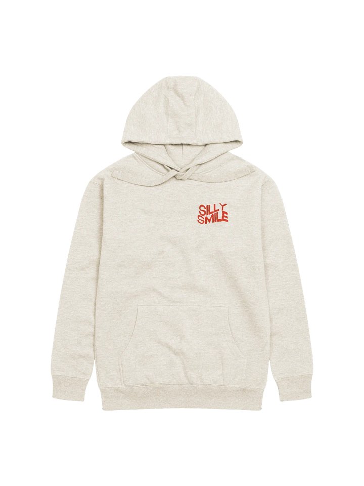 Silly Smile Hoodie White product image (1)