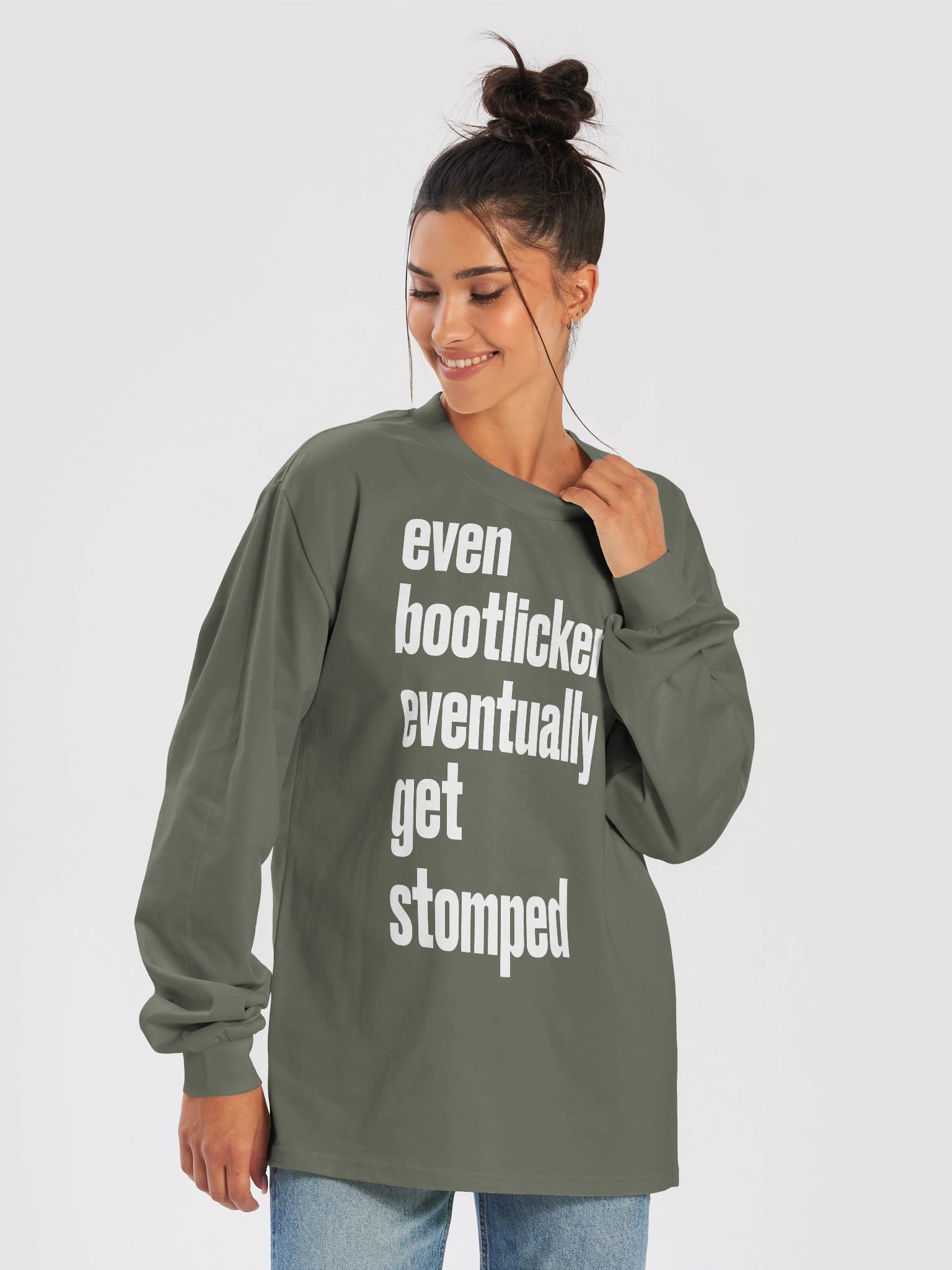 Bootlickers Get Stomped - BB x ASC Long Sleeve Tee product image (11)