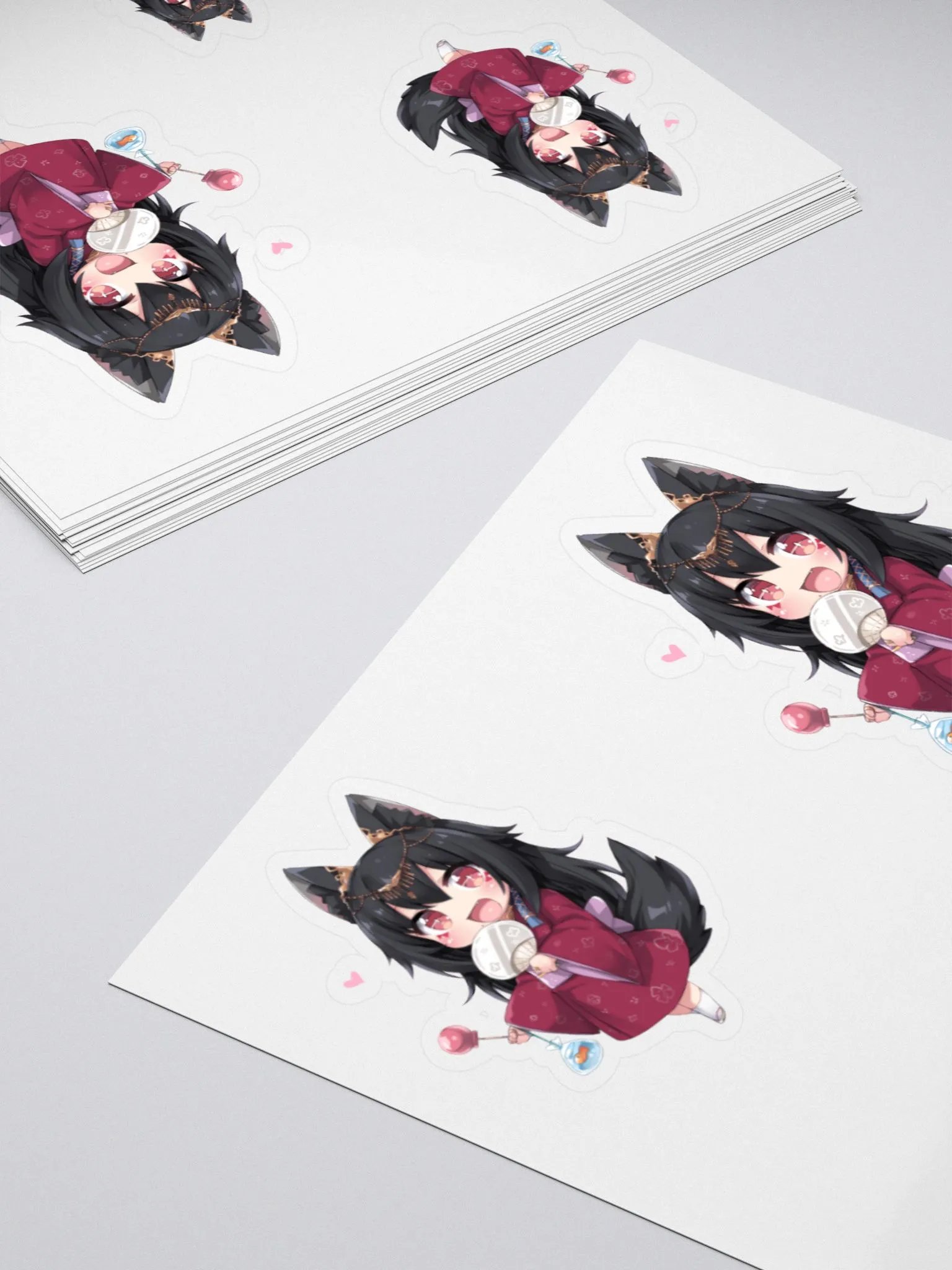 Festival Paws 3 size Sticker Sheet product image (4)