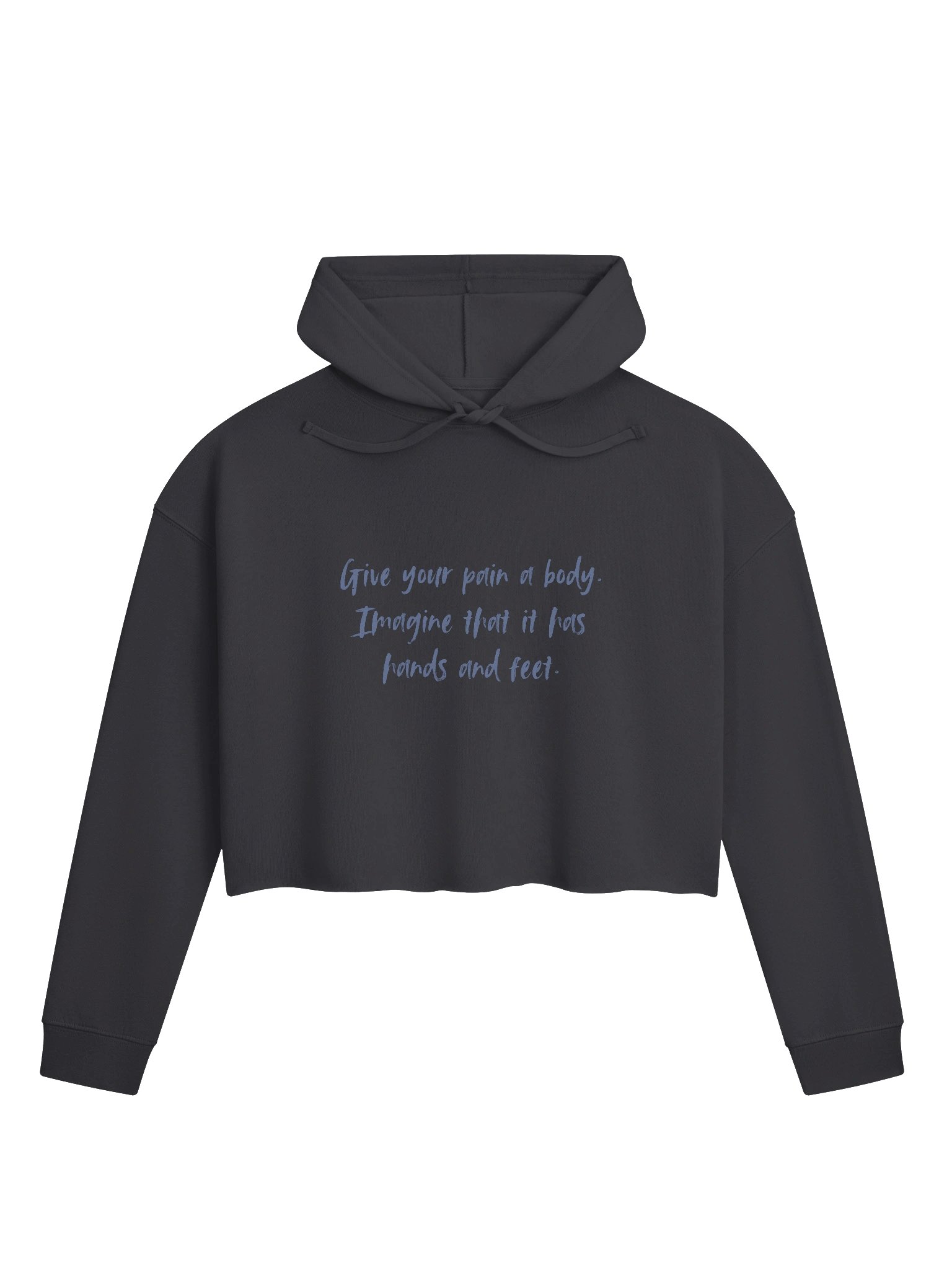 Give Your Pain a Body Women's Cropped Hoodie product image (1)