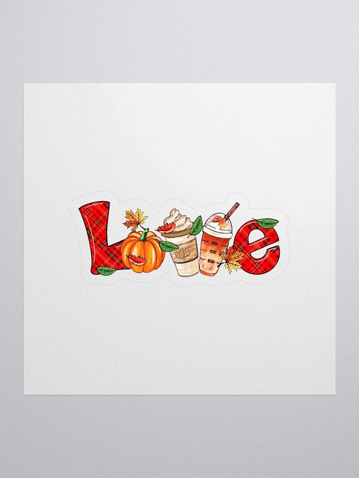 Fall Love Sticker product image (1)
