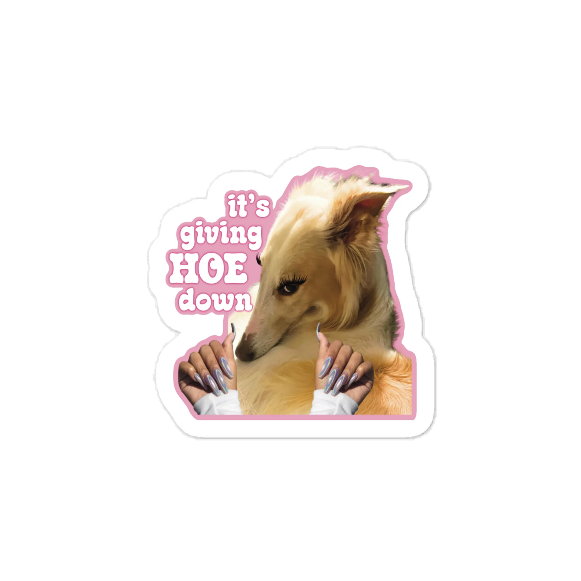 It's Giving HOEdown - Kiss-cut Vinyl Sticker product image (1)