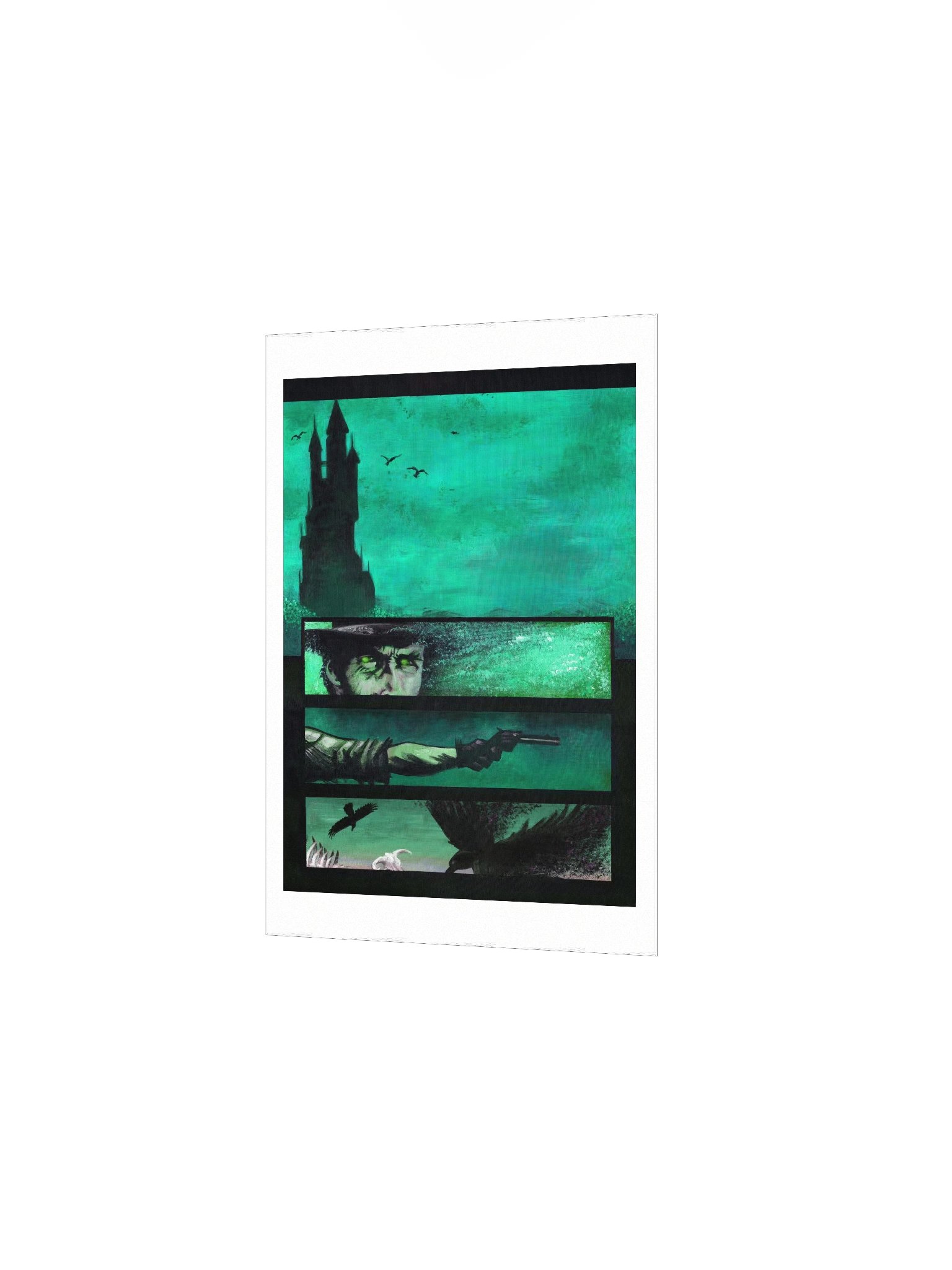 Dark Tower print (green) product image (9)